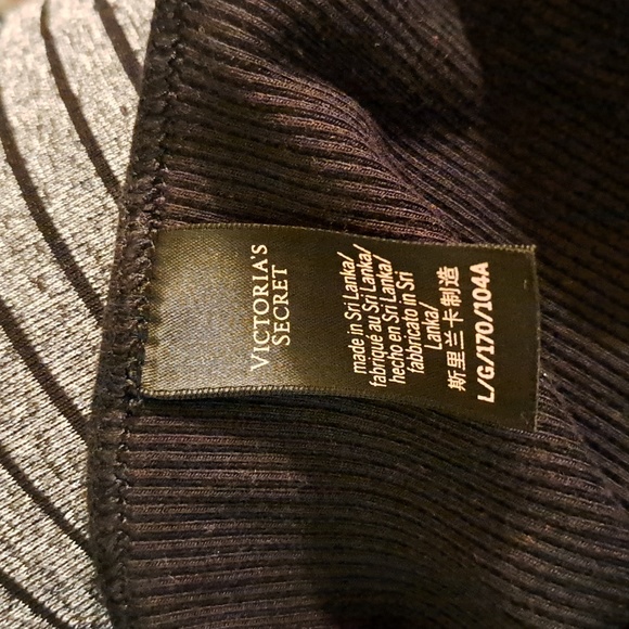 Victoria's Secret Black Cut Out Body Suit sz L - Picture 5 of 5